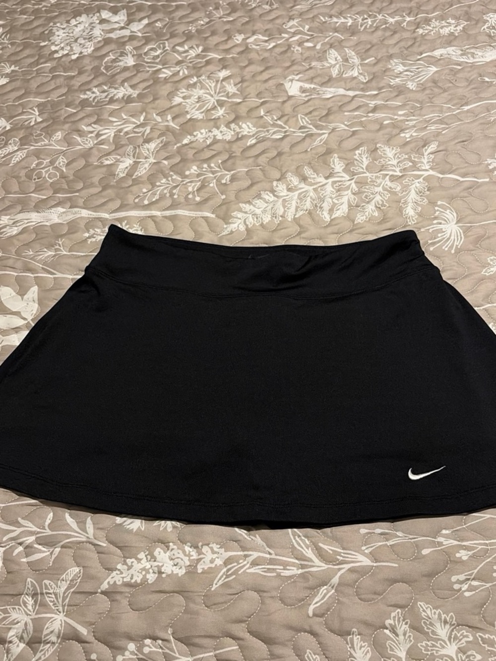Nike Black Circle Skirt with White Swoosh